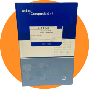 Libro De Actas 200 hojas composicion