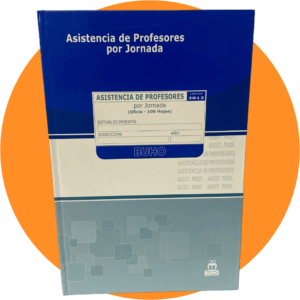 Libro Asistencia Profesor por jornada