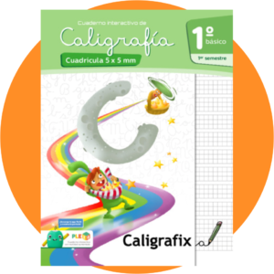 Caligrafia 1° Basico cuadricula 5x5 primer semestre